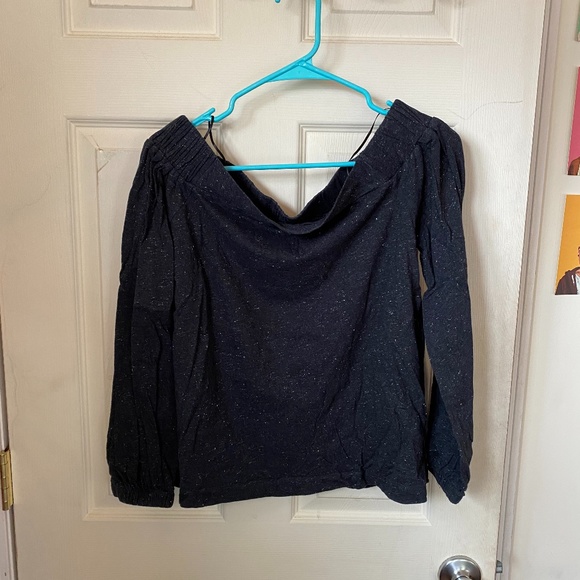 Ann Taylor LOFT off the shoulder Long Sleeve - Picture 1 of 2